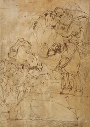 Marcus Curtius springt in den Abgrund, ca. 1574